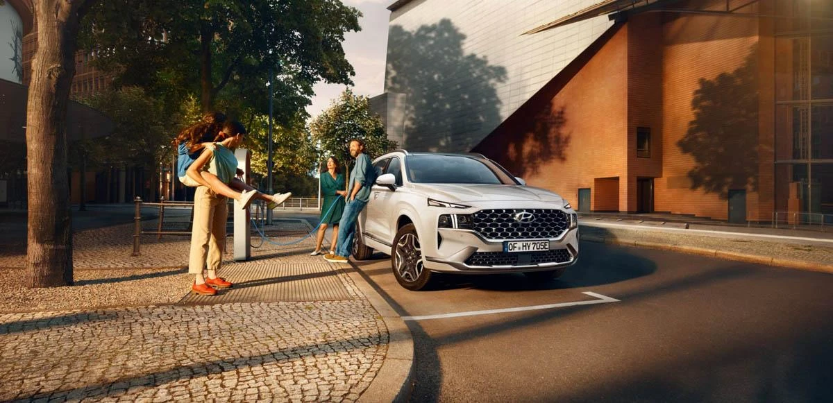 The Santa Fe Plug-In Hybrid. Our flagship SUV. From €59,445.*