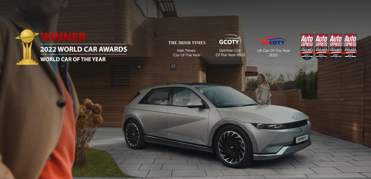 IONIQ 5. 2022 World Car Awards: World Car of the Year.