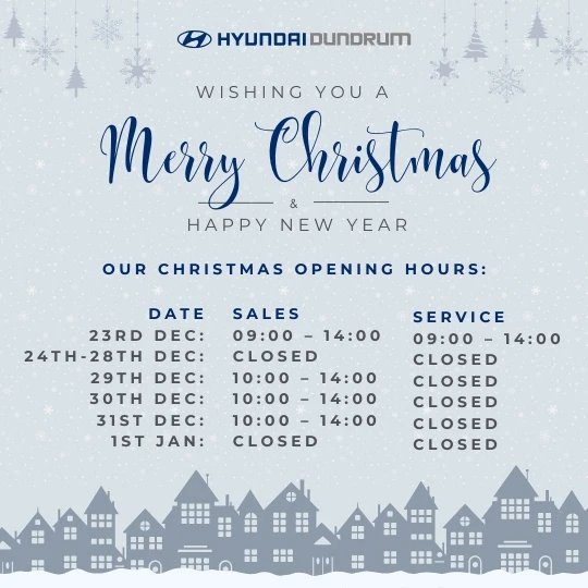 Christmas Opening Hours